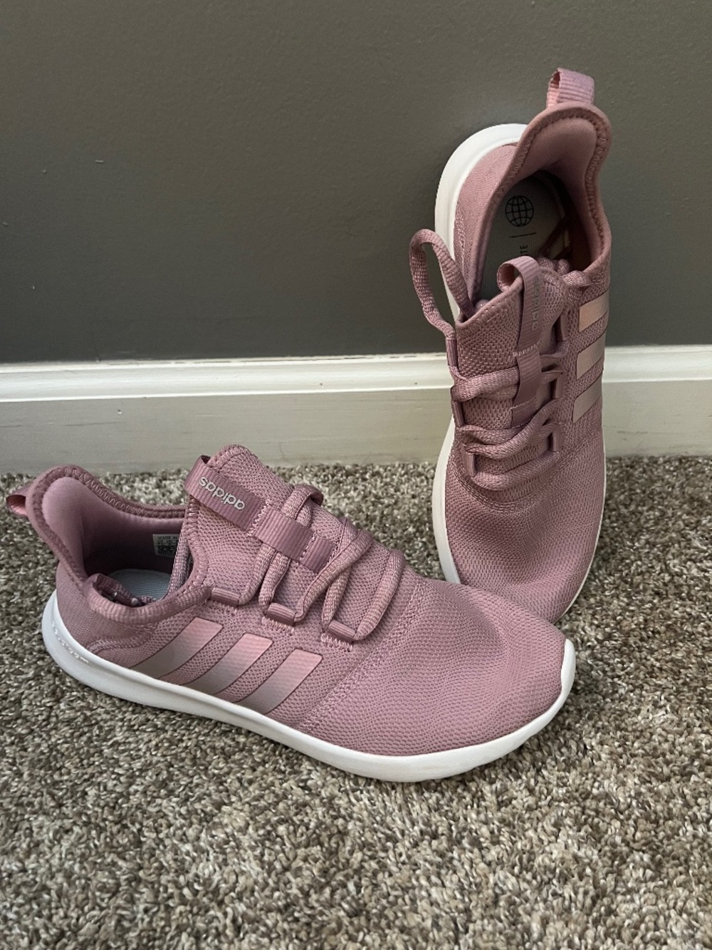 NEW! adidas cloudfoam comfort mauve